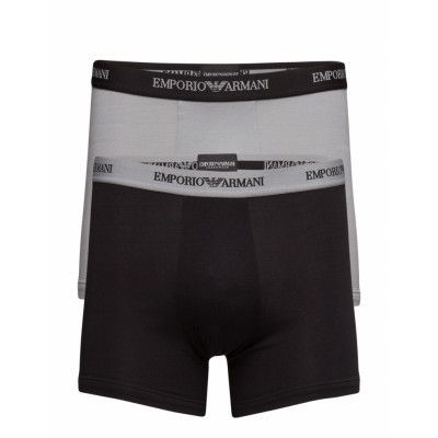 Emporio Armani Mens Knit 2Pack Boxer Svart