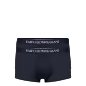 Mens Knit 2Pack Trun Boxerkalsonger Blå Emporio Armani