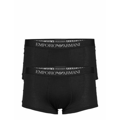 Mens Knit 2Pack Trun Boxerkalsonger Blå Emporio Armani