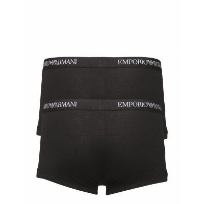 Mens Knit 2Pack Trun Boxerkalsonger Svart Emporio Armani