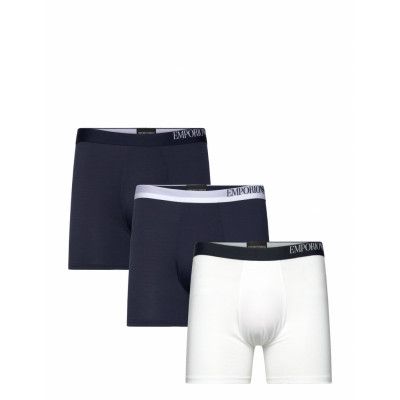Men's Knit 3-Pack Boxer Boxerkalsonger Marinblå Emporio Armani