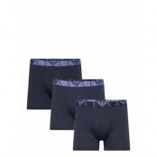 Men's Knit 3-Pack Boxer Boxerkalsonger Navy Emporio Armani