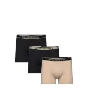 Men's Knit 3-Pack Boxer Boxerkalsonger Svart Emporio Armani