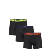 Men's Knit 3-Pack Boxer Boxerkalsonger Svart Emporio Armani