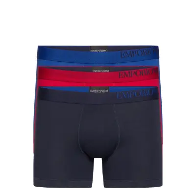 Men's Knit 3-Pack Boxershorts Boxerkalsonger Multi/mönstrad Emporio Armani