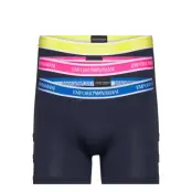 Men's Knit 3-Pack Boxershorts Boxerkalsonger Svart Emporio Armani