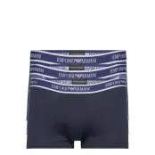 Men's Knit 3-Pack Trunk Boxerkalsonger Blå Emporio Armani