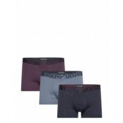 Men's Knit 3-Pack Trunk Boxerkalsonger Blue Emporio Armani