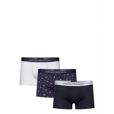 Men's Knit 3-Pack Trunk Boxerkalsonger Marinblå Emporio Armani