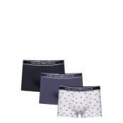 Men's Knit 3-Pack Trunk Boxerkalsonger Multi/mönstrad Emporio Armani
