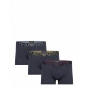 Men's Knit 3-Pack Trunk Boxerkalsonger Navy Emporio Armani