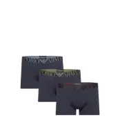 Emporio Armani Men's Knit 3-Pack Trunk Marinblå