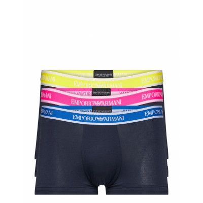 Men's Knit 3-Pack Trunk Boxerkalsonger Svart Emporio Armani