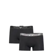Men's Knit 2-Pack Trunk Boxerkalsonger Svart Emporio Armani