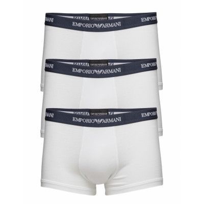Emporio Armani Mens Knit 3-Pack Trunks Vit