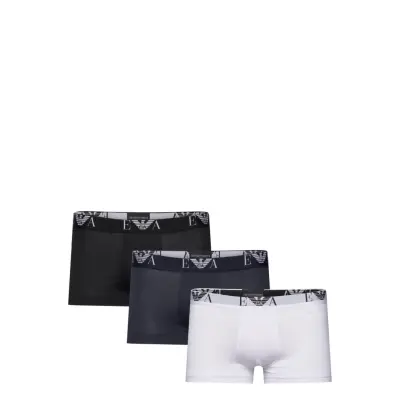 Emporio Armani Men's Knit 3Pack Trunk Multi/patterned
