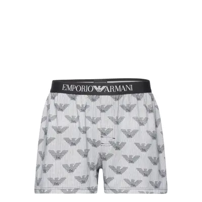 Men's Knit Boxer Underwear Boxer Shorts Grå Emporio Armani