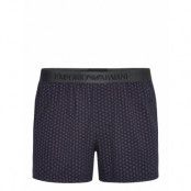 Emporio Armani Men's Knit Boxer Marinblå