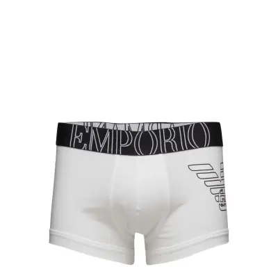 Mens Knit Trunk Boxerkalsonger Vit Emporio Armani