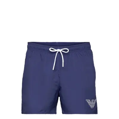 Mens Woven Boxer Badshorts Blå Emporio Armani