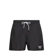 Emporio Armani Mens Woven Boxer Svart