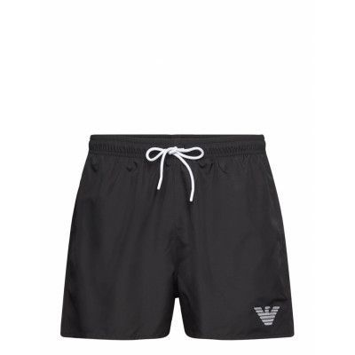 Mens Woven Boxer Badshorts Svart Emporio Armani