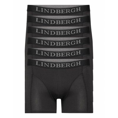 Bamboo Boxers 6-Pack *Villkorat Erbjudande Boxerkalsonger Svart Lindbergh
