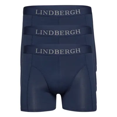 Lindbergh Basic Bamboo Boxers 3 Pack Blå