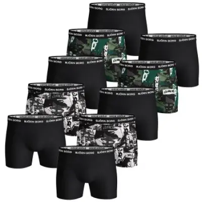 Björn Borg 10-pack Essential Boxer Shorts BB NY Times