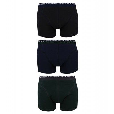 Björn Borg - 3-pack basic short shorts - Pine grove