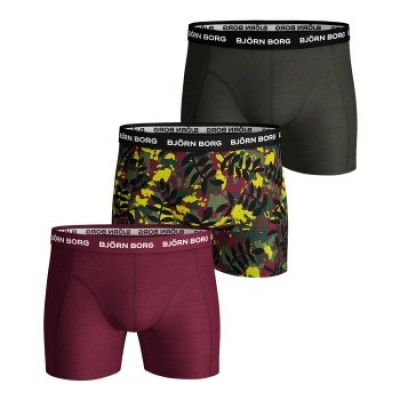 Björn Borg 3-pack Essential Winter Leaf Shorts * Fri Frakt * * Kampanj *
