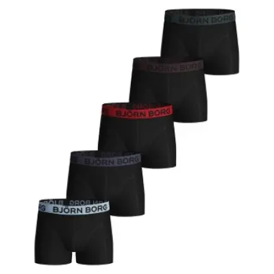 Björn Borg 5-pack Cotton Stretch Shorts For Boys 2035