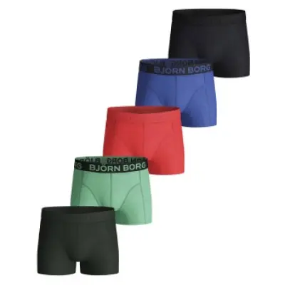 Björn Borg 5-pack Cotton Stretch Shorts For Boys 2115