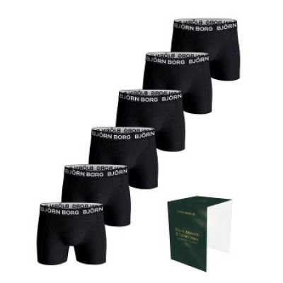 Björn Borg 6-pack Cotton Stretch Boxer And Toilet Case