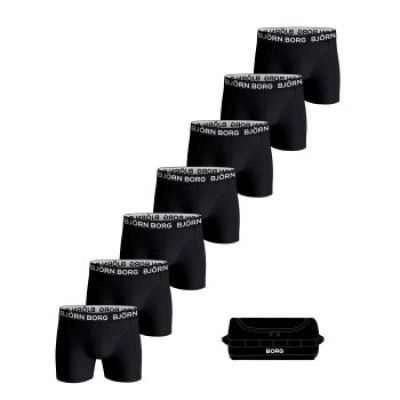Björn Borg 7-pack Cotton Stretch Boxer With Toilet Case