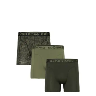 Björn Borg Bamboo Boxer 3P Khaki Green