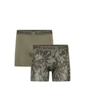 Björn Borg Bamboo Cotton Blend Boxer 2P - Khaki green - S