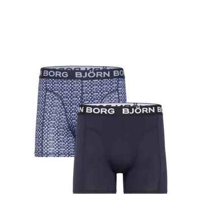 Björn Borg Bamboo Cotton Blend Boxer 2P - Navy - M