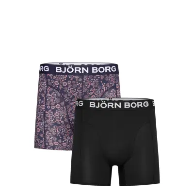 Björn Borg Bamboo Cotton Blend Boxer 2P Svart