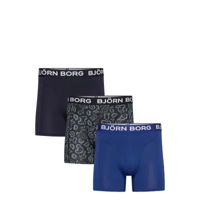 Björn Borg Bamboo Cotton Blend Boxer 3P Marinblå