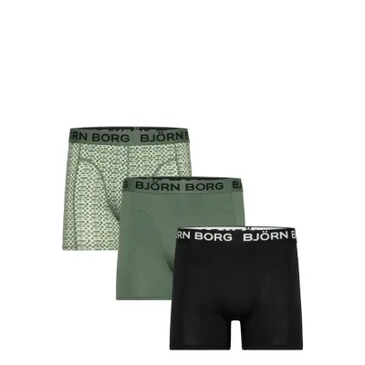 Björn Borg Bamboo Cotton Blend Boxer 3P - Multi/patterned - M
