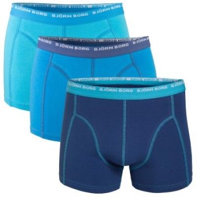 Björn Borg Boys Basic Shorts True Navy 3-pack * Fri Frakt *