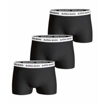 Björn Borg Contrast Waistband Basic Short Shorts 3-pack * Fri Frakt *