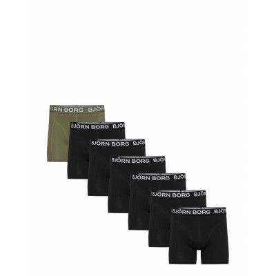 Björn Borg Cotton Stretch Boxer + Wash Bag 7P Svart