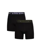 Björn Borg Cotton Stretch Boxer 2P - Black - M