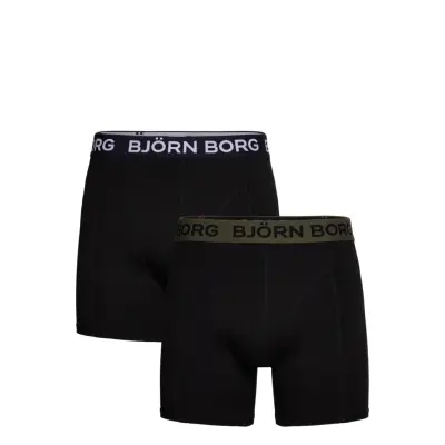 Björn Borg Cotton Stretch Boxer 2P - Black - XXL
