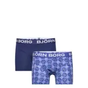 Björn Borg Cotton Stretch Boxer 2P - Blue - 110-116