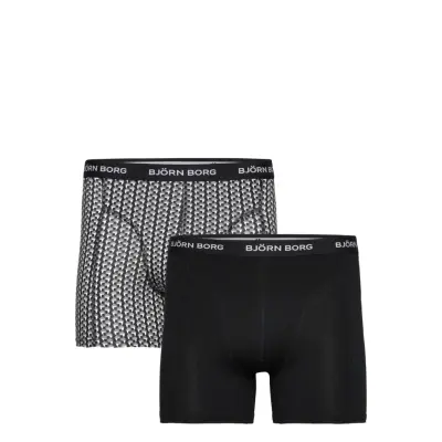 Björn Borg Cotton Stretch Boxer 2P Svart