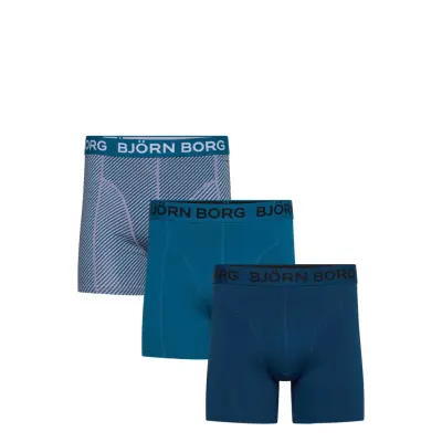 Björn Borg Cotton Stretch Boxer 3P Blå