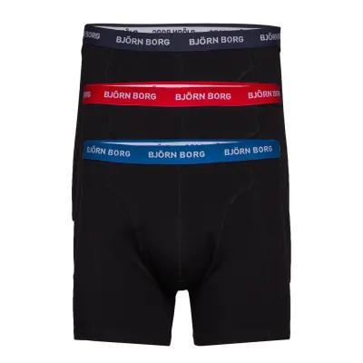 Björn Borg Cotton Stretch Boxer 3P - Black - S